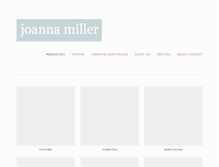 Tablet Screenshot of joannaworks.com